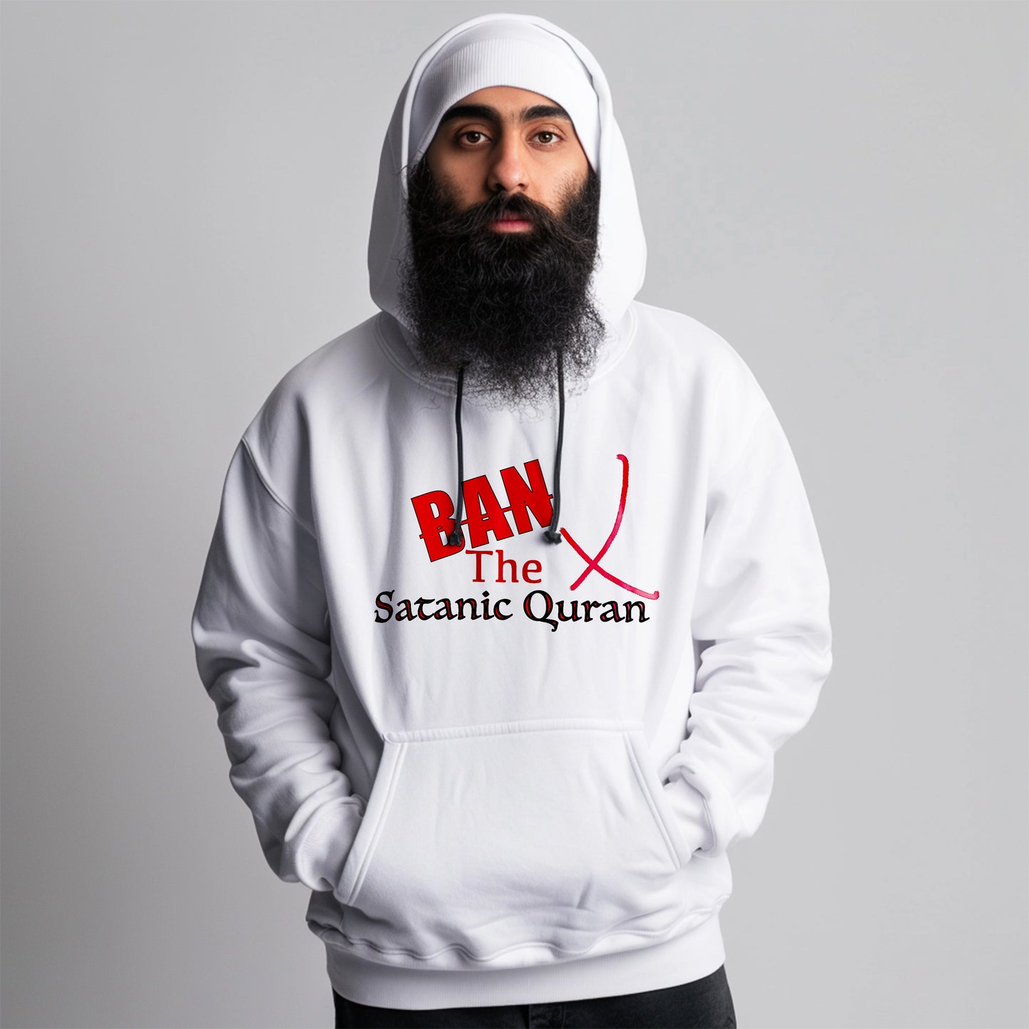 Ban the Satanic Quran X Hoodie